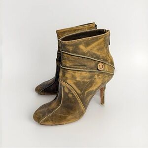 Dior Brown Heeled Boots